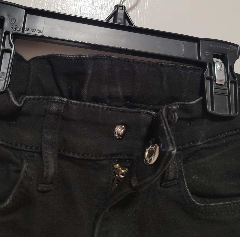 H&M Black Skinny Fit Jeans Boy's Size 6-7 Yrs - Picture 4 of 4